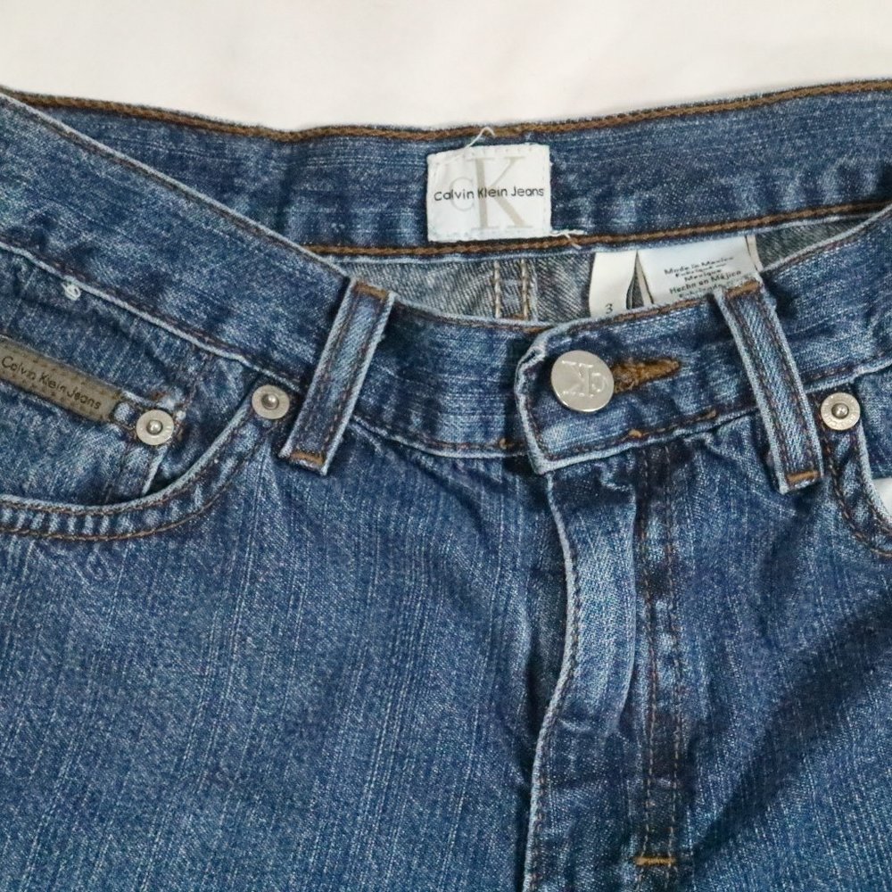 VTG CALVIN KLEIN Denim Cut-off Shorts Sz 3 - Picture 12 of 12